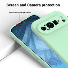 Pure Color Liquid Silicone Shockproof Phone Case, For Google Pixel 9 Pro XL, For Google Pixel 9 Pro, For Google Pixel 9, For Google Pixel 8a