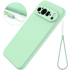 Pure Color Liquid Silicone Shockproof Phone Case, For Google Pixel 9 Pro XL, For Google Pixel 9 Pro, For Google Pixel 9, For Google Pixel 8a