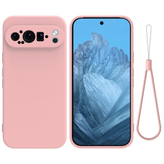 Pure Color Liquid Silicone Shockproof Phone Case, For Google Pixel 9 Pro XL, For Google Pixel 9 Pro, For Google Pixel 9, For Google Pixel 8a