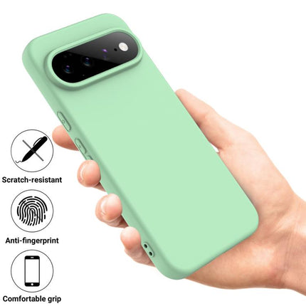 Solid Color Liquid Silicone Dropproof Full Coverage Phone Case, For Google Pixel 11 Pro XL, For Google Pixel 11, For Google Pixel 11 Pro, For Google Pixel 10a