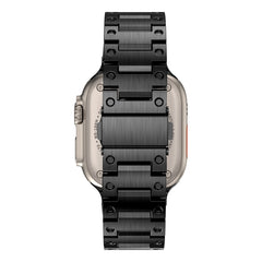 Double Rows Metal Watch Band, For Apple Watch 6 40mm, For Apple Watch 6 44mm, For Apple Watch 5 44mm, For Apple Watch 5 40mm, For Apple Watch 4 44mm, For Apple Watch 4 40mm, For Apple Watch 3 38mm, For Apple Watch 3 42mm