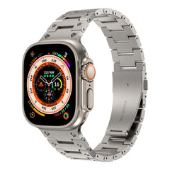 Double Rows Metal Watch Band, For Apple Watch 6 40mm, For Apple Watch 6 44mm, For Apple Watch 5 44mm, For Apple Watch 5 40mm, For Apple Watch 4 44mm, For Apple Watch 4 40mm, For Apple Watch 3 38mm, For Apple Watch 3 42mm