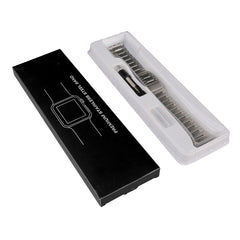 Double Rows Metal Watch Band, For Apple Watch 6 40mm, For Apple Watch 6 44mm, For Apple Watch 5 44mm, For Apple Watch 5 40mm, For Apple Watch 4 44mm, For Apple Watch 4 40mm, For Apple Watch 3 38mm, For Apple Watch 3 42mm