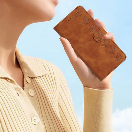 Seven Butterflies Embossed Leather Phone Case, For Samsung Galaxy A04 Core, For Samsung Galaxy S24+ 5G, For Samsung Galaxy A04s, For Samsung Galaxy S23 FE 5G