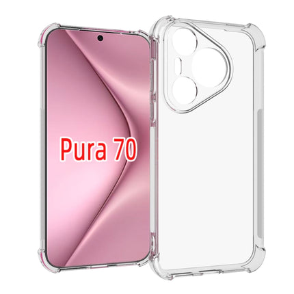 Shockproof Non-slip Thickening TPU Phone Case, For Huawei Pura 90 Pro Max / Pura 90 Ultra, For Huawei Pura 90 Pro, For Huawei Mate 80 Pro Max, For Huawei Mate 80 / 80 Pro, For Huawei Mate 70 Air 5G, For Huawei Pura 80 Pro 5G, For Huawei Pura 80 5G     ...