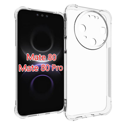 Shockproof Non-slip Thickening TPU Phone Case, For Huawei Pura 90 Pro Max / Pura 90 Ultra, For Huawei Pura 90 Pro, For Huawei Mate 80 Pro Max, For Huawei Mate 80 / 80 Pro, For Huawei Mate 70 Air 5G, For Huawei Pura 80 Pro 5G, For Huawei Pura 80 5G     ...