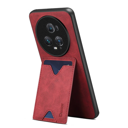 Denior PU Back Cover Card Slot Holder Phone Case