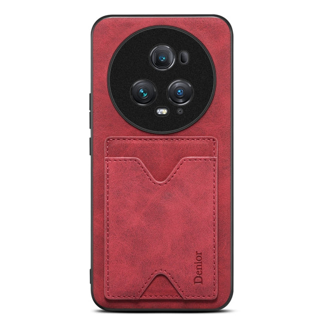 Denior PU Back Cover Card Slot Holder Phone Case, For Honor Magic5 Ultimate