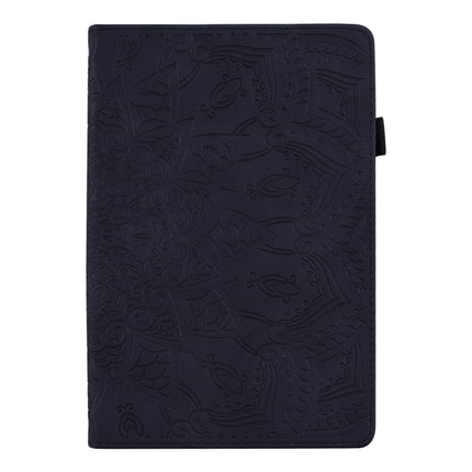 Calf Pattern Double Folding Design Embossed Leather Case with Holder & Card Slots & Pen Slot & Elastic Band, For Huawei MatePad 10.4, For Huawei MediaPad M6 10.8, For Lenovo Tab M8 TB-8505F 8505X 8.0