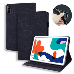 Calf Pattern Double Folding Design Embossed Leather Case with Holder & Card Slots & Pen Slot & Elastic Band, For Huawei MatePad 10.4, For Huawei MediaPad M6 10.8, For Lenovo M10 plus 10.3, For Lenovo Tab E10/ TB X104F, For Lenovo Tab M8 TB-8505F 8505X 8.0