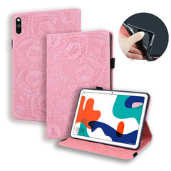 Calf Pattern Double Folding Design Embossed Leather Case with Holder & Card Slots & Pen Slot & Elastic Band, For Huawei MatePad 10.4, For Huawei MediaPad M6 10.8, For Lenovo M10 plus 10.3, For Lenovo Tab E10/ TB X104F, For Lenovo Tab M8 TB-8505F 8505X 8.0