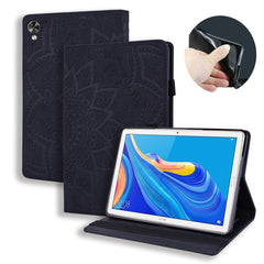 Calf Pattern Double Folding Design Embossed Leather Case with Holder & Card Slots & Pen Slot & Elastic Band, For Huawei MatePad 10.4, For Huawei MediaPad M6 10.8, For Lenovo M10 plus 10.3, For Lenovo Tab E10/ TB X104F, For Lenovo Tab M8 TB-8505F 8505X 8.0