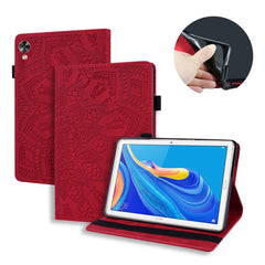 Calf Pattern Double Folding Design Embossed Leather Case with Holder & Card Slots & Pen Slot & Elastic Band, For Huawei MatePad 10.4, For Huawei MediaPad M6 10.8, For Lenovo M10 plus 10.3, For Lenovo Tab E10/ TB X104F, For Lenovo Tab M8 TB-8505F 8505X 8.0