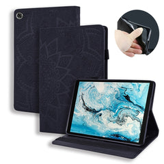 Calf Pattern Double Folding Design Embossed Leather Case with Holder & Card Slots & Pen Slot & Elastic Band, For Huawei MatePad 10.4, For Huawei MediaPad M6 10.8, For Lenovo M10 plus 10.3, For Lenovo Tab E10/ TB X104F, For Lenovo Tab M8 TB-8505F 8505X 8.0