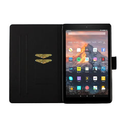 Colored Drawing Pattern Horizontal Flip Leather Case with Holder & Card Slots