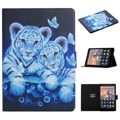 Colored Drawing Pattern Horizontal Flip Leather Case with Holder & Card Slots