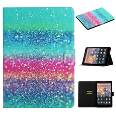Colored Drawing Pattern Horizontal Flip Leather Case with Holder & Card Slots