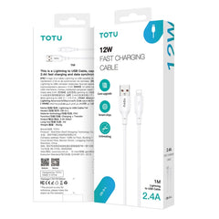 TOTU CB-3 Series USB to USB-C / Type-C Fast Charge Data Cable, USB to USB-C / Type-C