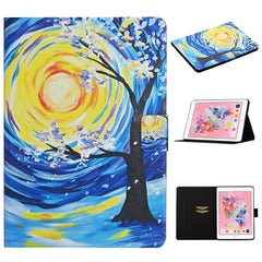 Colored Drawing Pattern Horizontal Flip Leather Case with Holder & Card Slots & Sleep / Wake-up Function