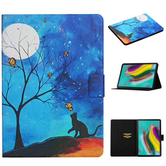 Colored Drawing Pattern Horizontal Flip Leather Case with Holder & Card Slots & Sleep / Wake-up Function
