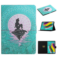 Colored Drawing Pattern Horizontal Flip Leather Case with Holder & Card Slots & Sleep / Wake-up Function