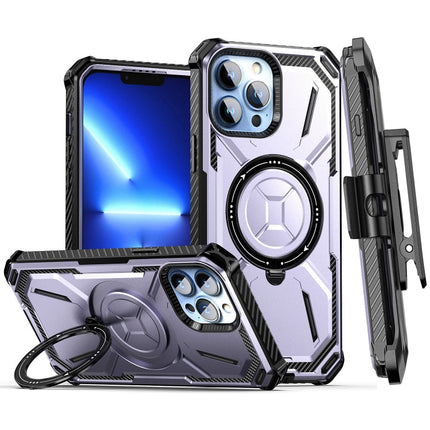 Armor Series Holder Phone Case with Back Clip, For iPhone 13 Pro Max, For iPhone 13 Pro, For iPhone 13, For iPhone 12 Pro Max