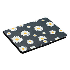 Flower Pattern Horizontal Flip Leather Case with Card Slots & Holder, For Huawei MediaPad M5 lite 10.1, For Huawei MediaPad T5, For Lenovo Tab M10, For Lenovo Tab M10 Plus, For Samsung Galaxy Tab A 8.0 2019
