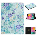For Samsung Galaxy Tab A 8.0 2019 / Purple Flower