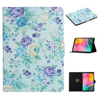 For Samsung Galaxy Tab A 10.1 (2019) / Purple Flower