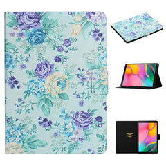Flower Pattern Horizontal Flip Leather Case with Card Slots & Holder, For Samsung Galaxy Tab A 8.0 2019, For Samsung Galaxy Tab A 10.1 (2019), For Samsung Galaxy Tab S5e T720, For Samsung Galaxy Tab S6 Lite