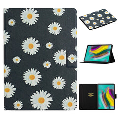 Flower Pattern Horizontal Flip Leather Case with Card Slots & Holder, For Samsung Galaxy Tab A 8.0 2019, For Samsung Galaxy Tab A 10.1 (2019), For Samsung Galaxy Tab S5e T720, For Samsung Galaxy Tab S6 Lite