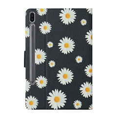 Flower Pattern Horizontal Flip Leather Case with Card Slots & Holder, For Samsung Galaxy Tab S6, For Amazon Kindle Fire 7 (2019), For Amazon Kindle Fire HD 8 (2020), For Amazon Kindle Fire HD 10