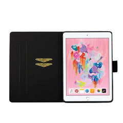 Flower Pattern Horizontal Flip Leather Case with Card Slots & Holder, For iPad 5, For iPad 10.2, For iPad Pro 10.5 inch, For iPad Pro 11 2020