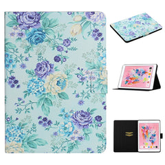 Flower Pattern Horizontal Flip Leather Case with Card Slots & Holder, For iPad 5, For iPad 10.2, For iPad Pro 10.5 inch, For iPad Pro 11 2020