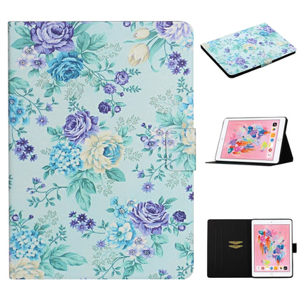 Flower Pattern Horizontal Flip Leather Case with Card Slots & Holder, For iPad 5, For iPad 10.2, For iPad Pro 10.5 inch, For iPad Pro 11 2020