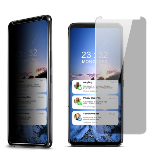 IMAK HD Anti-spy Tempered Glass Protective Film, For Asus ROG Phone 7/ROG Phone 7 Pro, For Asus ROG Phone 7 Ultimate
