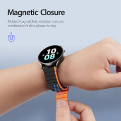 DUX DUCIS Magnetic Silicone Watch Band, 20mm, 22mm