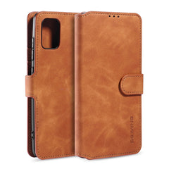 DG.MING Retro Oil Side Horizontal Flip Case with Holder & Card Slots & Wallet, For OnePlus 8 Pro, For Samsung Galaxy A21s, For Samsung Galaxy A31, For Samsung Galaxy A41 (EU Version), For Samsung Galaxy A51 5G, For Huawei Y8p, For Xiaomi Poco F2 Pro