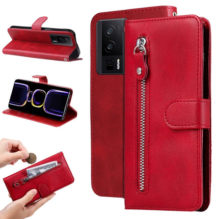 Calf Texture Zipper Leather Phone Case, For Xiaomi Redmi Poco F5, For Xiaomi 13T / Redmi K60 Ultra, For Xiaomi Redmi K60 / K60 Pro, For Xiaomi Redmi Note 12S 4G
