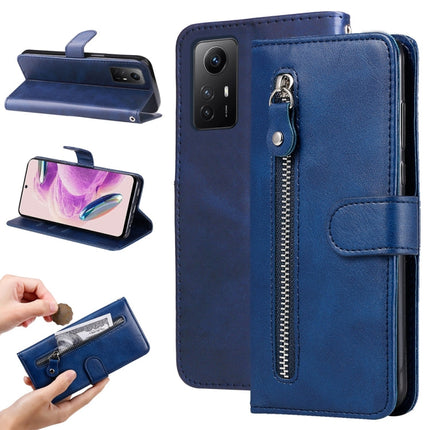Calf Texture Zipper Leather Phone Case, For Xiaomi Redmi Poco F5, For Xiaomi 13T / Redmi K60 Ultra, For Xiaomi Redmi K60 / K60 Pro, For Xiaomi Redmi Note 12S 4G