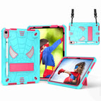 For iPad 10th Gen 10.9 2022 / Mint Green + Rose Red