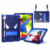 Spider Texture Silicone Hybrid PC Tablet Case with Shoulder Strap, For iPad 10th Gen 10.9 2022, For iPad Pro 11 2021 / Air 5 10.9, For iPad 10.2 2021 / 2020 / 2019, For iPad  mini 2024 / mini 6