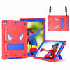 Spider Texture Silicone Hybrid PC Tablet Case with Shoulder Strap, For iPad 10th Gen 10.9 2022, For iPad Pro 11 2021 / Air 5 10.9, For iPad 10.2 2021 / 2020 / 2019, For iPad  mini 2024 / mini 6