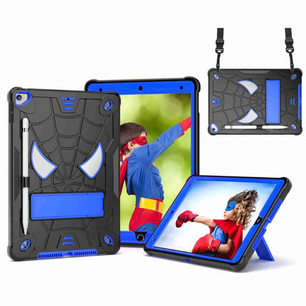 Spider Texture Silicone Hybrid PC Tablet Case with Shoulder Strap, For iPad 10.2 2021 / 2020 / 2019, For iPad mini 6