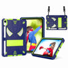 Spider Texture Silicone Hybrid PC Tablet Case with Shoulder Strap, For iPad mini 2024 / mini 6