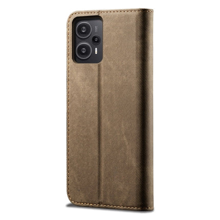 Denim Texture Casual Style Flip Leather Phone Case, For Xiaomi Redmi Note 12 Turbo / Poco F5