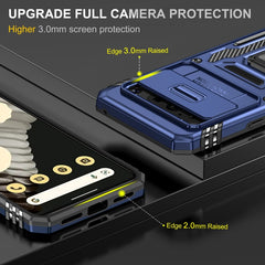 Armor PC + TPU Camera Shield Phone Case, For Google Pixel 8 Pro, For Google Pixel 8