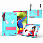 For Samsung Galaxy Tab S7 / S8 / Mint Green + Rose Red