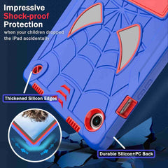 Spider Texture Silicone Hybrid PC Tablet Case with Shoulder Strap, For Samsung Galaxy Tab A8 10.5 2021, For Samsung Galaxy Tab S6 Lite P610
