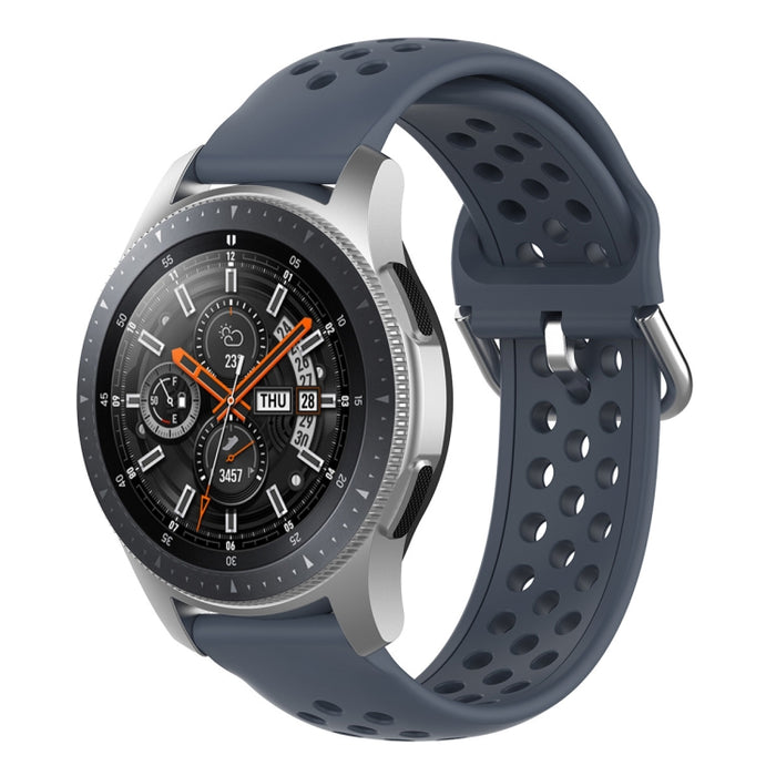 22mm Universal Sport Silicone Watch Band(Grey)